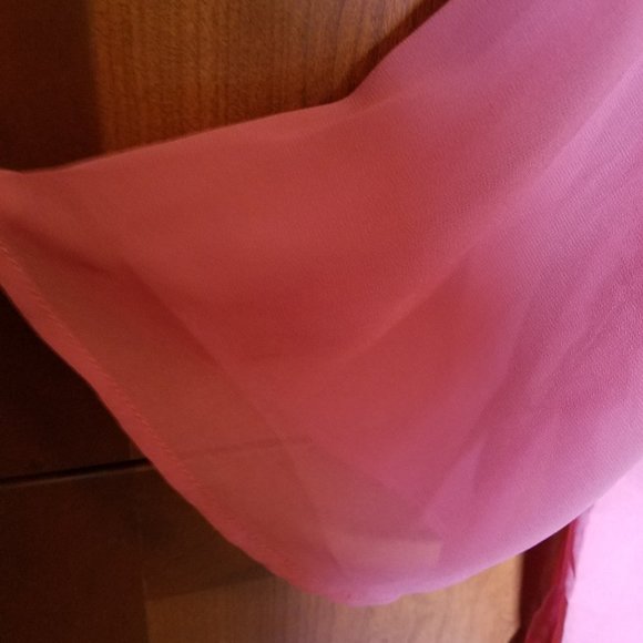 Salmon Pink Kimono Jacket OS - Picture 2 of 8